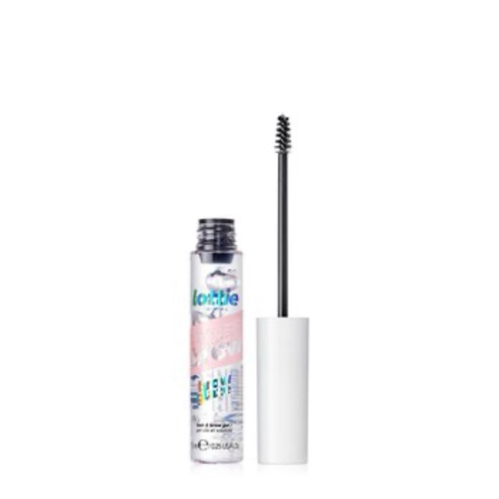 Lottie London Mega Brow Brow Glaze Gel, Clear, 2 Pack